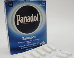 Таблетки, покрытые пленочной оболочкой, Панадол